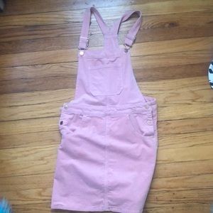 Corduroyed overall dress